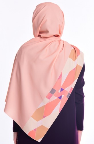 Pale Orange Shawl 110-01