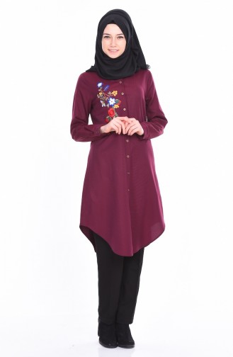 Tunique Bordée 6224-01 Plum 6224-01