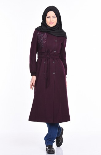 Cape İmpirmée 6441-04 Plum 6441-04