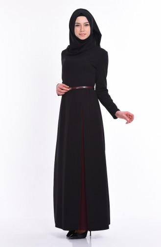 Robe Hijab Bordeaux 2648-04