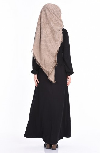 Robe Hijab Noir 4068-04
