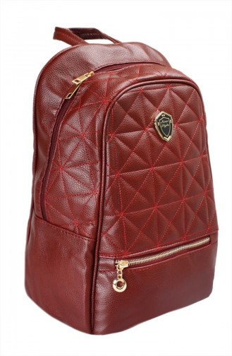Claret Red Backpack 111-03