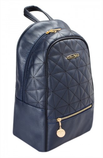 Navy Blue Backpack 111-02