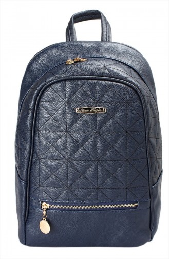 Navy Blue Backpack 111-02