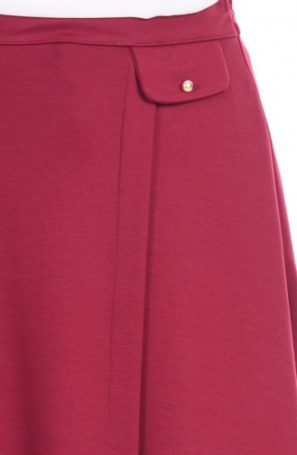 Claret Red Skirt 8851-05