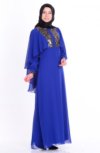 Saxon blue İslamitische Jurk 52552-04