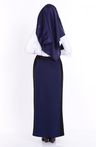 Navy Blue Skirt 1292-01