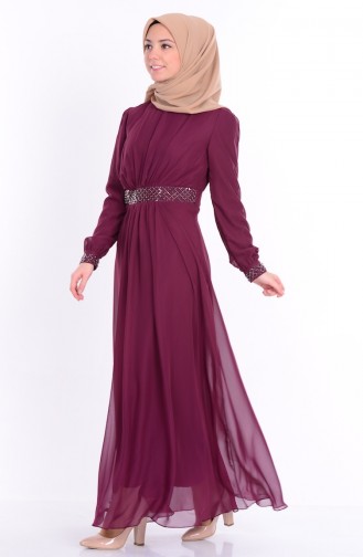 Zwetschge Hijab Kleider 1731-03