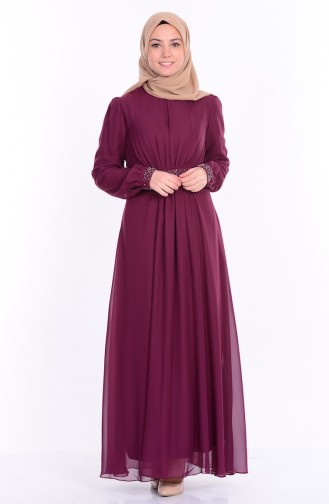 Zwetschge Hijab Kleider 1731-03
