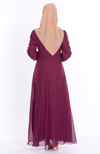 Zwetschge Hijab Kleider 1731-03
