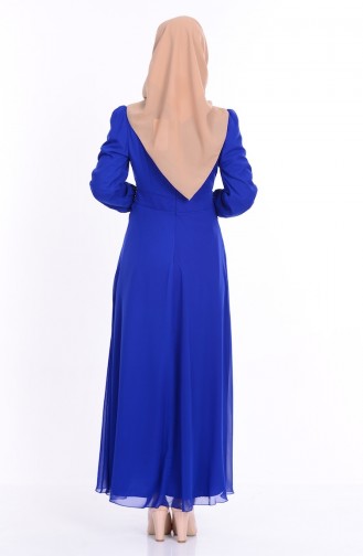 فستان أزرق 1731-06