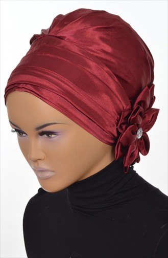 Claret Red Ready to Wear Turban 0038-14
