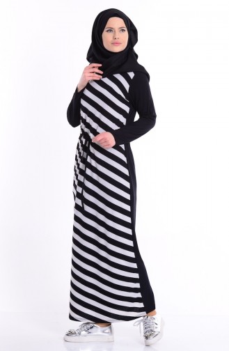 Robe Hijab Noir 0472-01
