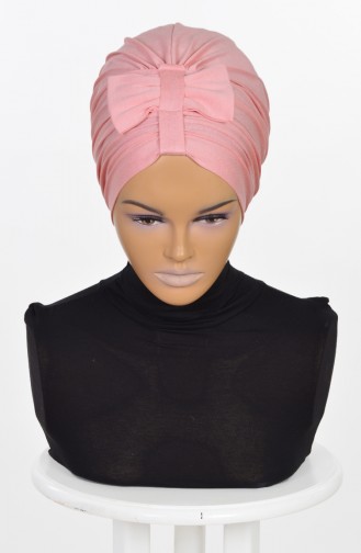 Bonnet aus Gekämmte Baumwoll-Pink B0007-7 0007-7