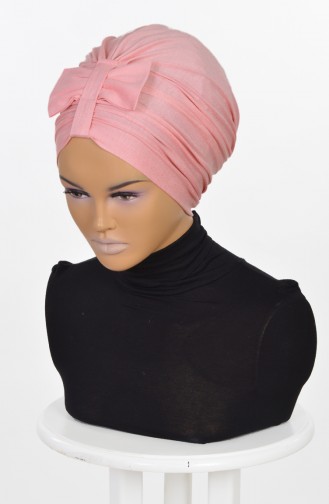 Bonnet aus Gekämmte Baumwoll-Pink B0007-7 0007-7