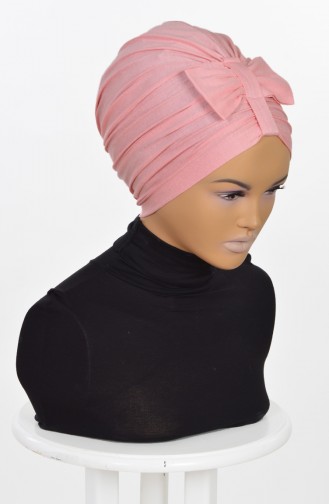 Bonnet aus Gekämmte Baumwoll-Pink B0007-7 0007-7