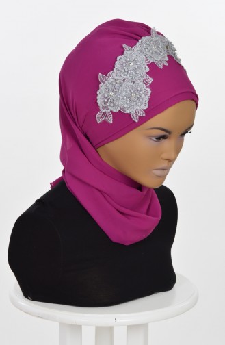 TURBAN PRET MOUSSELİNE-FUSHİA HT0006-1 0006-1