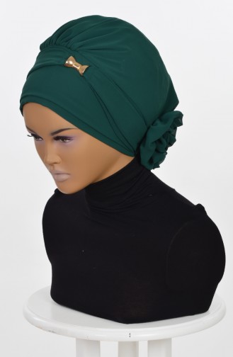 TURBAN PRET MOUSSELİNE-VERT EMERAUDE HT0007-12 0007-12