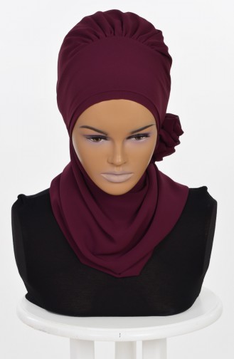 Plum Ready to Wear Turban 0026-18