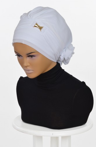 TURBAN PRET MOUSSELİNE-BLANC CASSER HT0007-24 0007-24