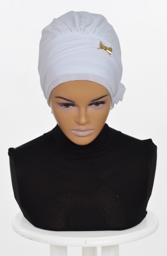 TURBAN PRET MOUSSELİNE-BLANC CASSER HT0007-24 0007-24