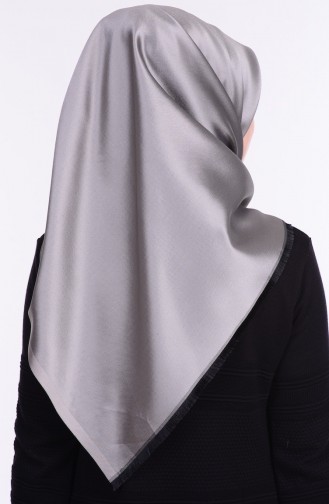 Silver Gray Smart Scarf 08