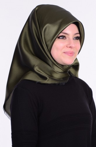 Sefamerve Akıllı Eşarp 26 Haki Yeşil Siyah