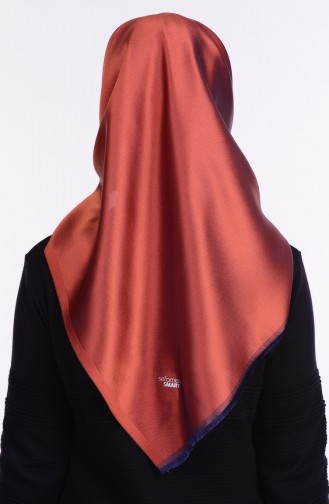 Brick Red Smart Scarf 05