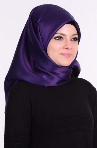 Dark Purple Smart Scarf 03