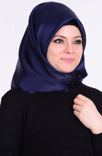 Navy Blue Smart Scarf 02