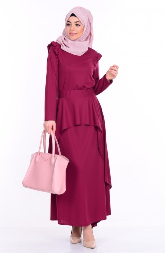 Robe Hijab Fushia 7244-03