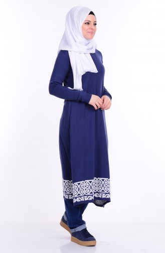 Navy Blue Tricot 4018-06