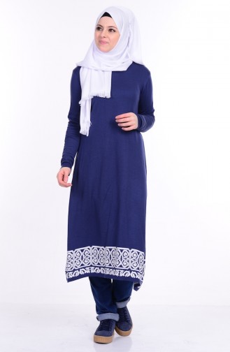 Navy Blue Tricot 4018-06