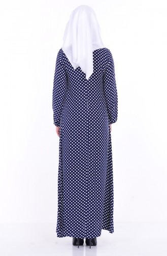 Robe Hijab Bleu Marine 1147-04