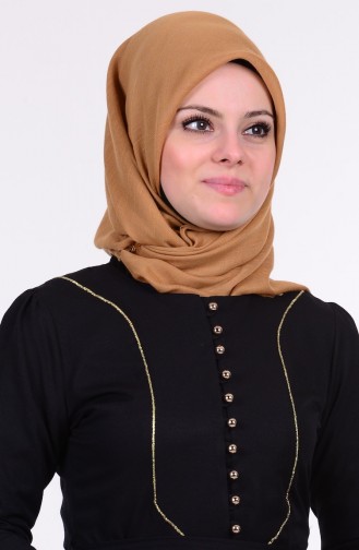 Sökme Pamuk Eşarp 50056-41 Hardal