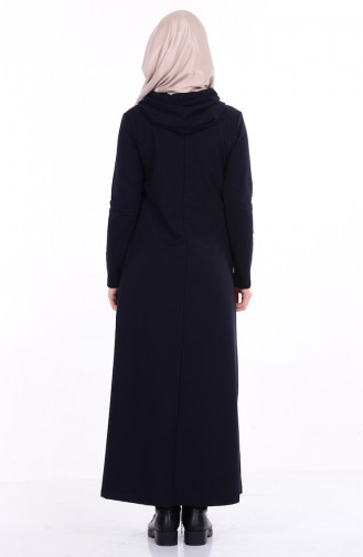 Robe Hijab Bleu Marine 1306-03