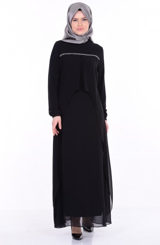 فستان أسود 99006-01