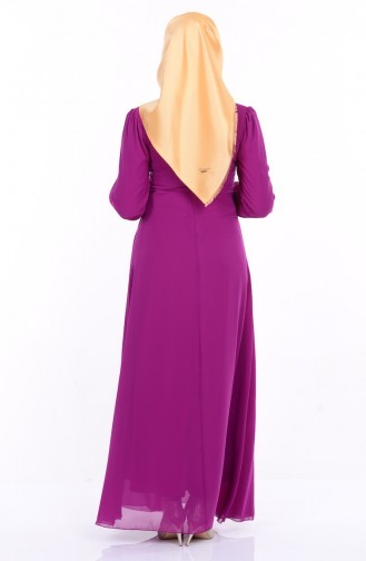 Purple Hijab Dress 99002-01