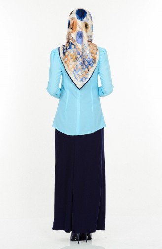 Baby Blue Blouse 4064-04