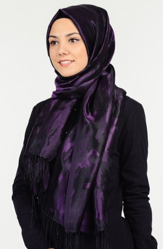 Purple Sjaal 12