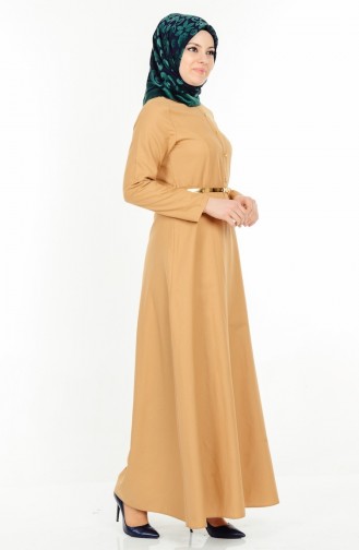 Robe Hijab Moutarde 5490-07