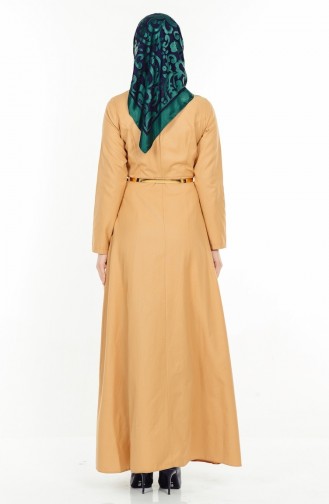 Robe Hijab Moutarde 5490-07