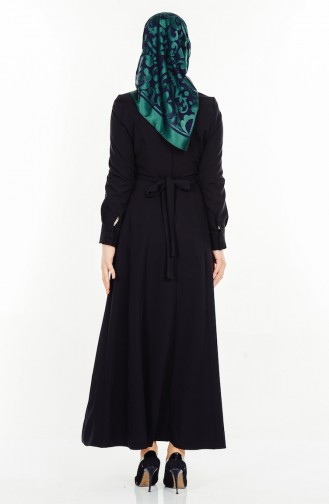 Black Hijab Dress 1779-03