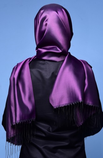 Purple Sjaal 28