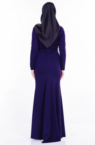 فستان الأرجواني الداكن 0070-02