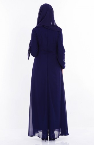 فستان أزرق داكن 99004-01
