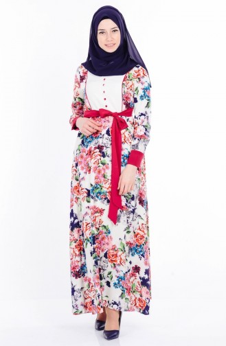 Robe Hijab Plum 6095-01
