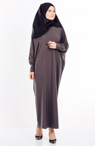 Khaki İslamitische Jurk 85045-01