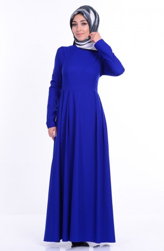 Pileli Elbise 1609-04 Saks