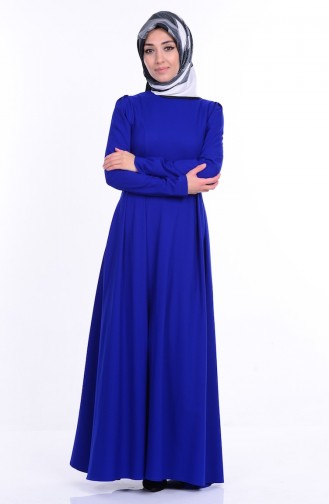 Pileli Elbise 1609-04 Saks